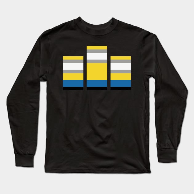 Minimal Minions Long Sleeve T-Shirt by KatuArt